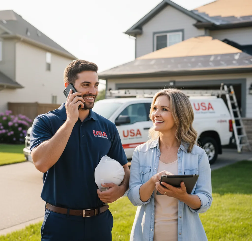 USA Roof Repair Experts customer support in Barnhart